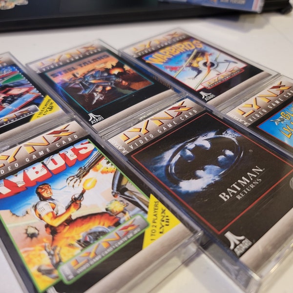 Atari Lynx, Game Gear*, estuches para juegos TG-16