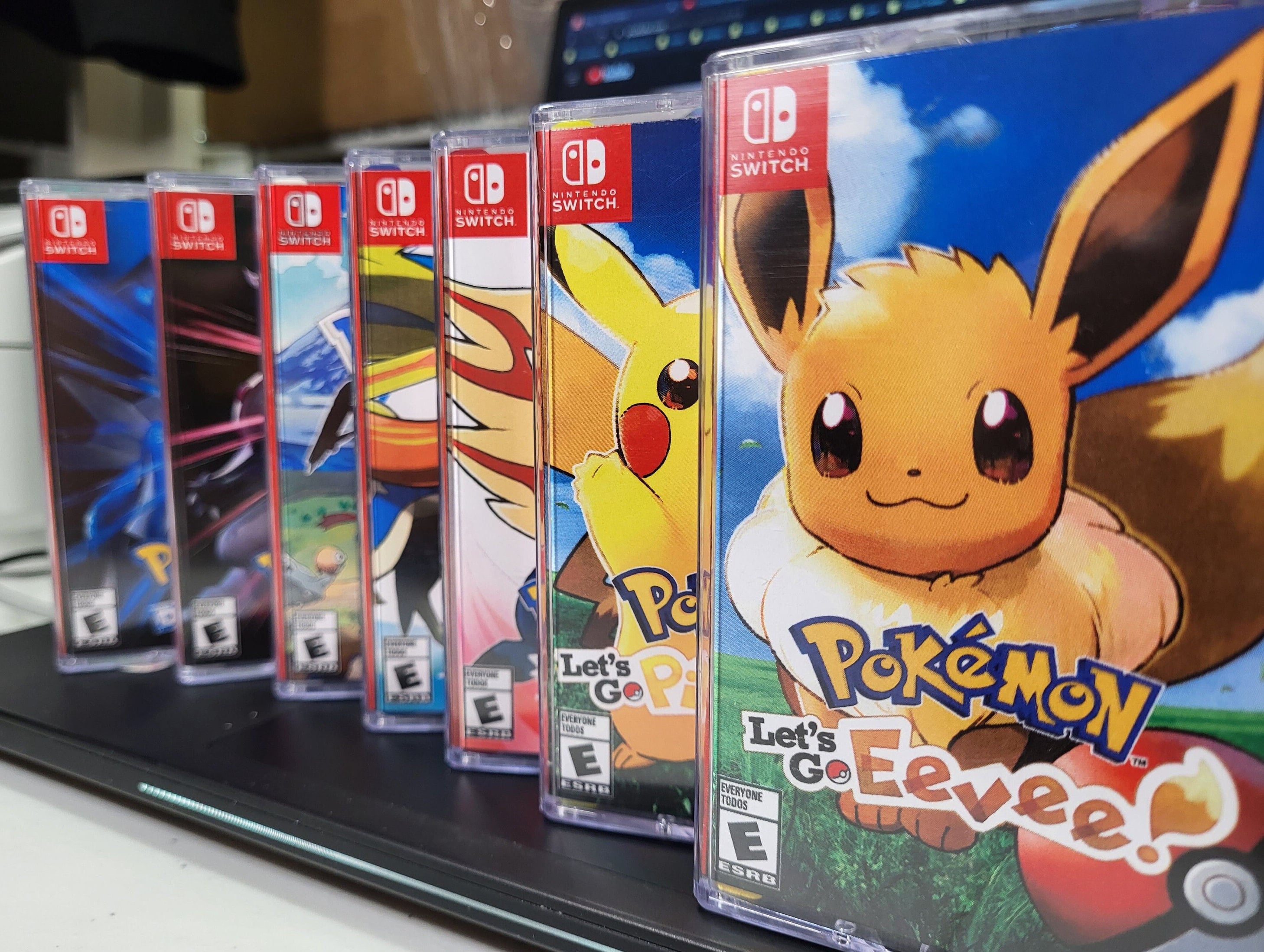 Pokemon game cases sale
