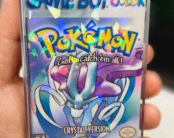 Holographic Game Cases for Gameboy, GBC, GBA, Switch, DS, 3DS, Neo Geo Pocket Color