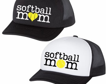 Softball/Baseball/Football Mom/Dad Trucker Hats - Many Colors Available