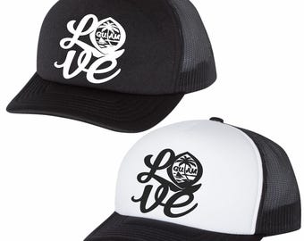 Love Guam Trucker Hat - Many Colors and Sizes Available