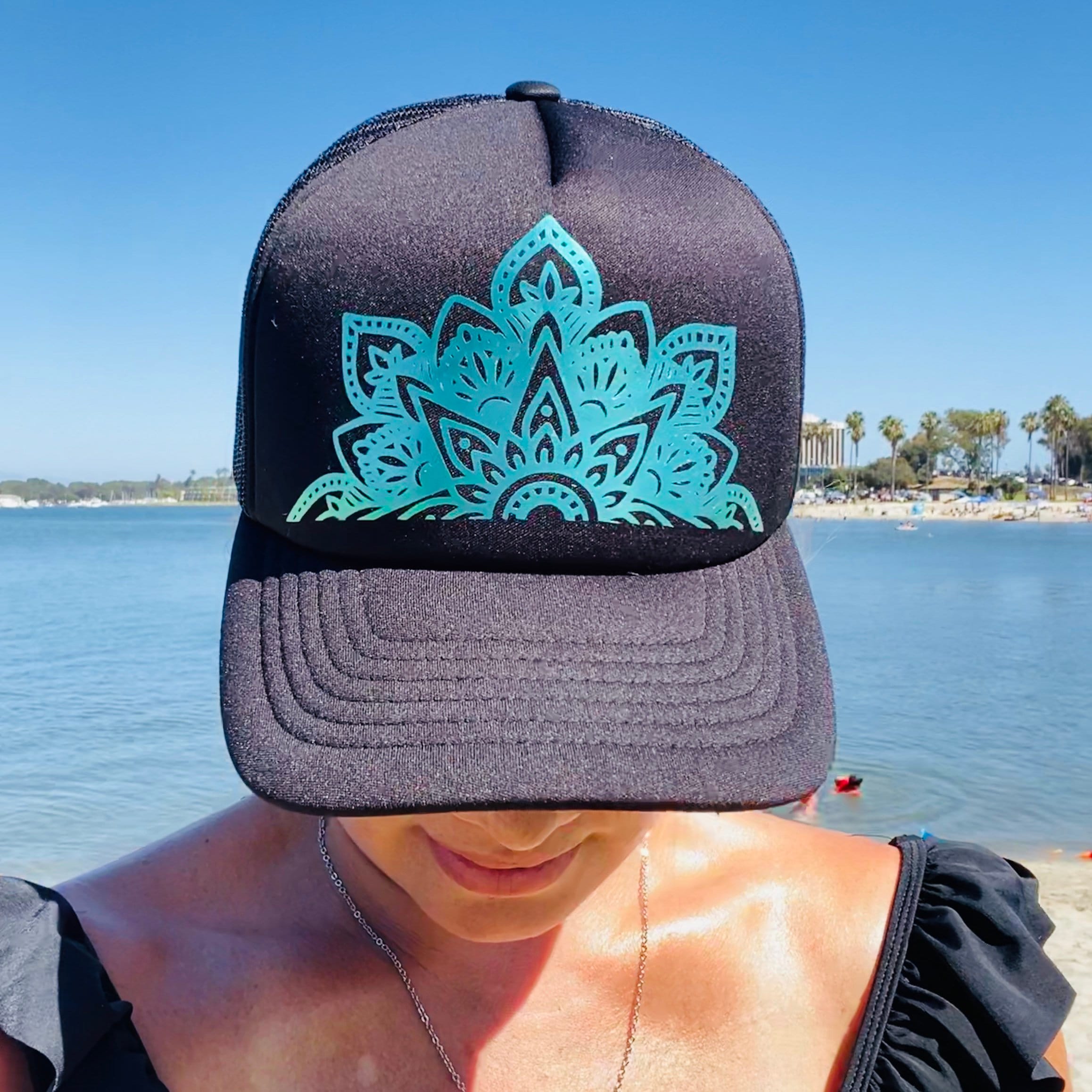 Mandala Hat Rainbow Mandala Hat - Chickadee Art Collective main image 4