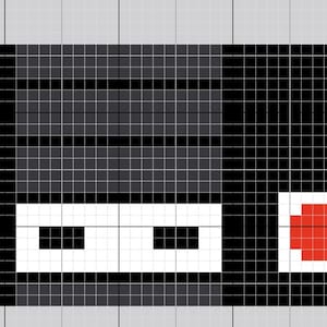 Retro Game Controller Cross Stitch and Needlepoint Chart
