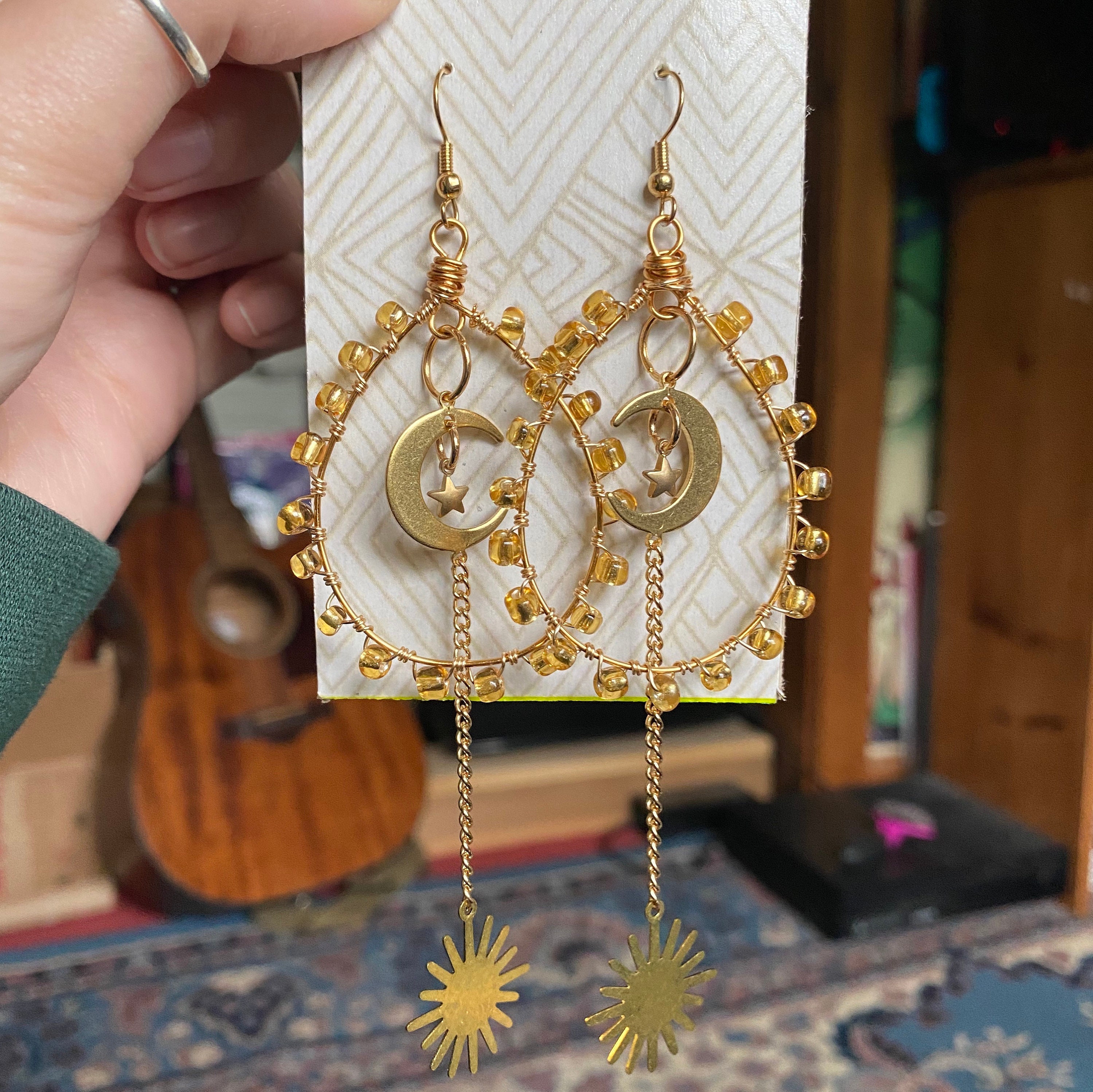 Moon Drop Earrings -PRE ORDER (2 WEEKS) - As Seen on Tik Tok