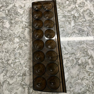 Vintage 60s refrigerator Egg drawer plastic carton. GUC!