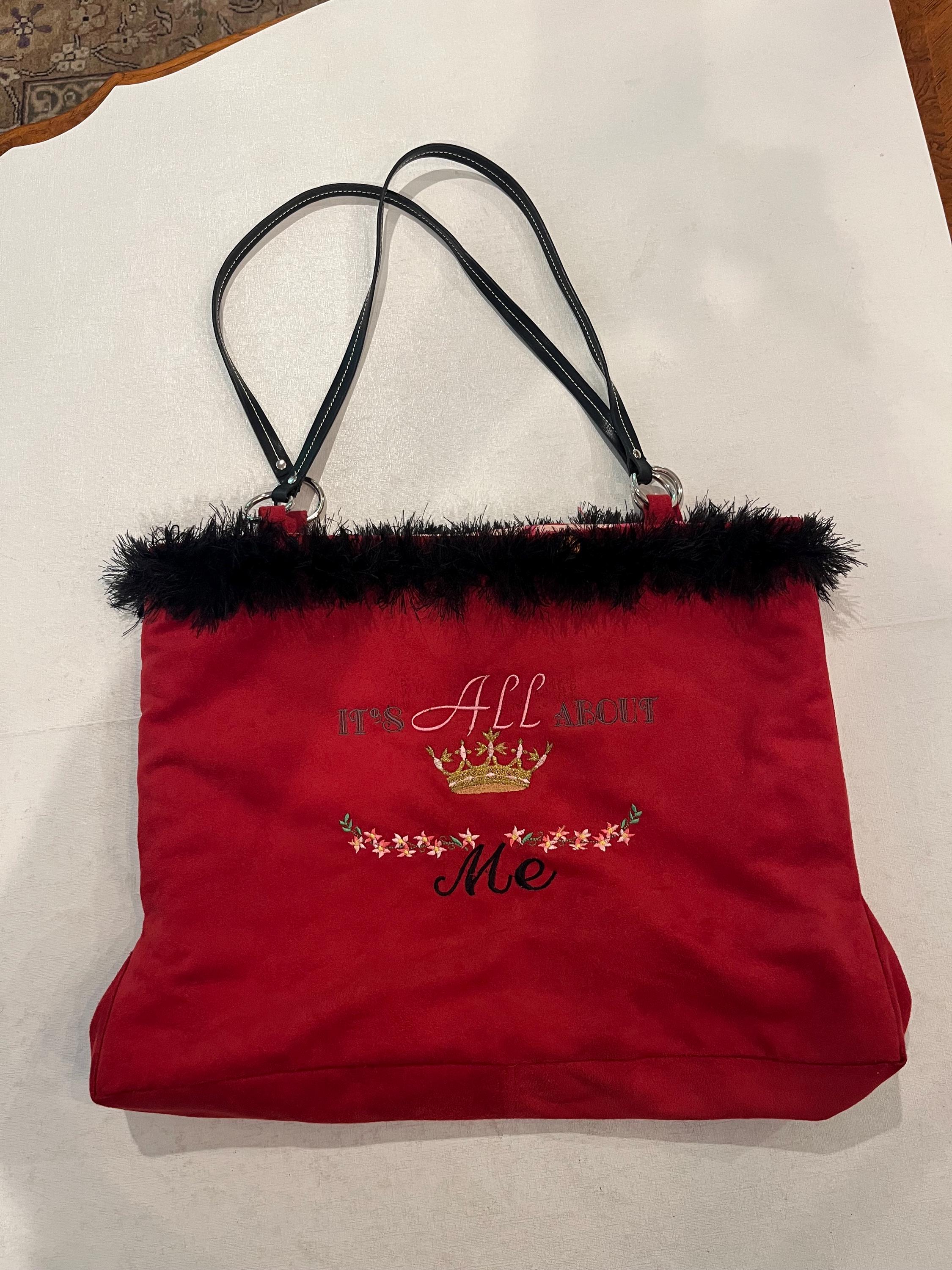 Vintage Suede Tote - Etsy