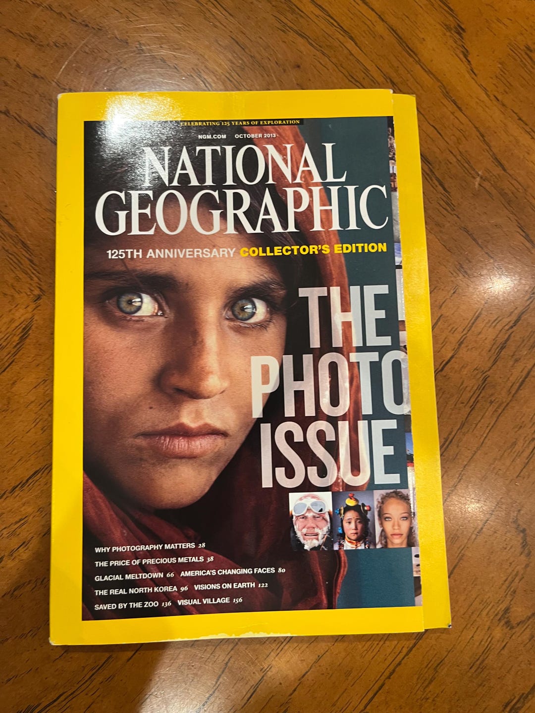 Vintage National Geographic October 2013 Edition. the Photo Issue