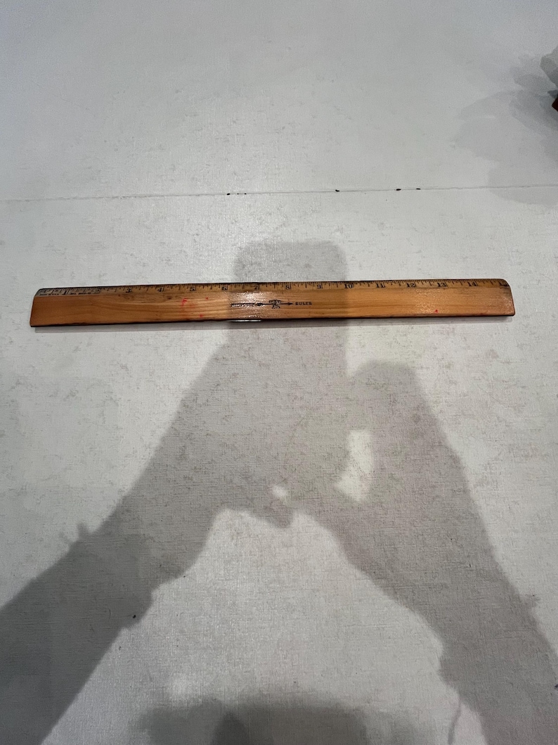 Vintage Westcott Wooden Inch Ruler. - Etsy