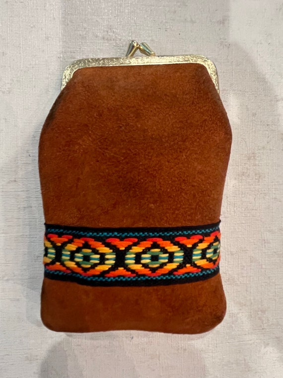 Suede coin purse hotsell