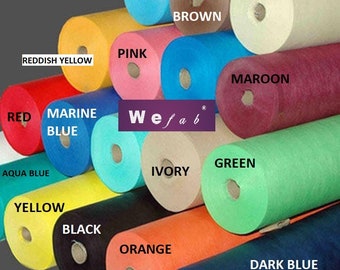 Nonwoven WaterProof Anti-Dust Airfilter Breathable Spunbond Polypropylene Colors 50 GSM White Fabric Multipurpose 150 cm Wide