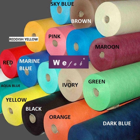 Nonwoven WaterProof Anti-Dust Airfilter Breathable Spunbond Polypropylene Colors 50 GSM White Fabric Multipurpose 150 cm Wide