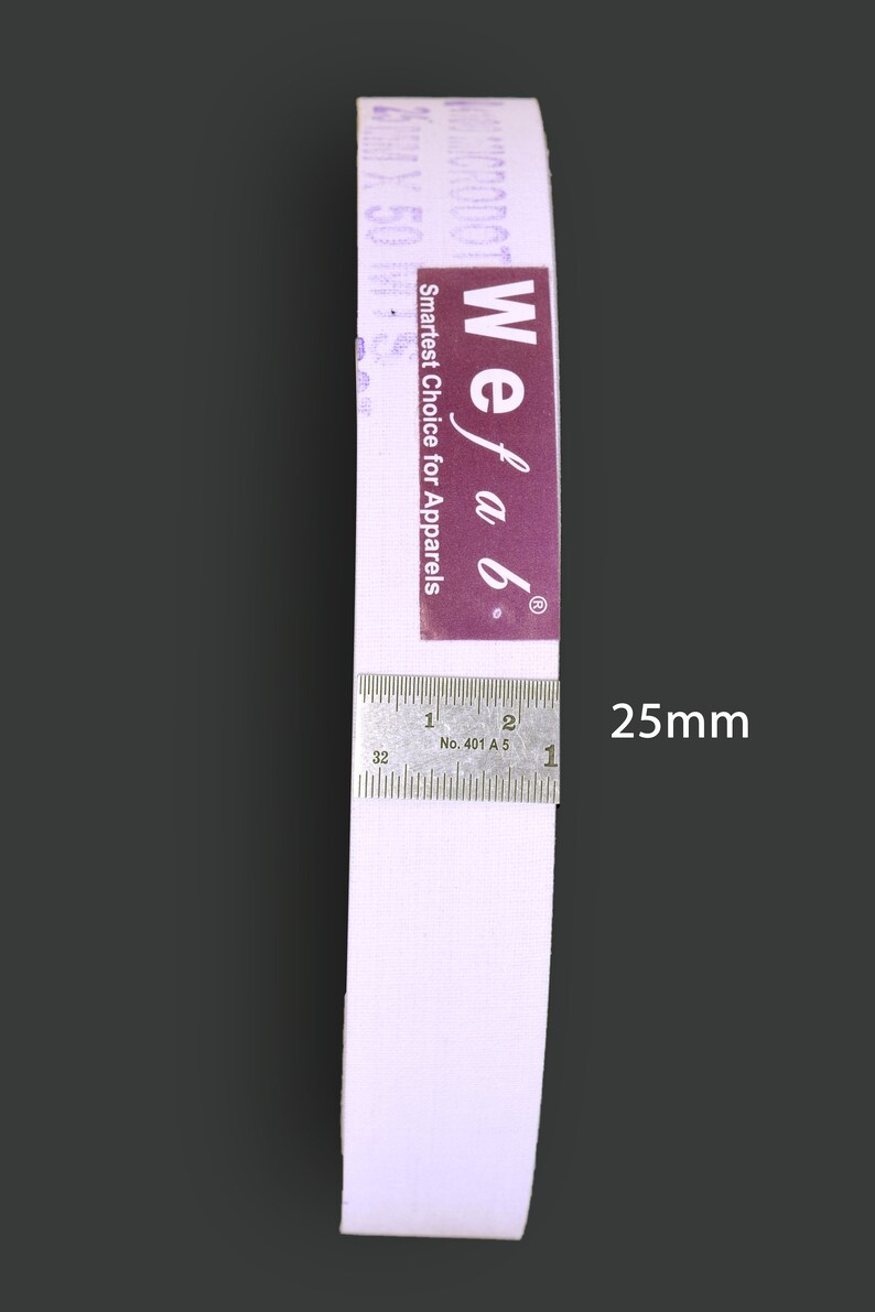 Wefab Iron On Interfacing Stiff Finish Fusible Interlining 50 Yards Long Roll Form 180 GSM 100/% Cotton Fabric for Crafts /& Sewing Purpose