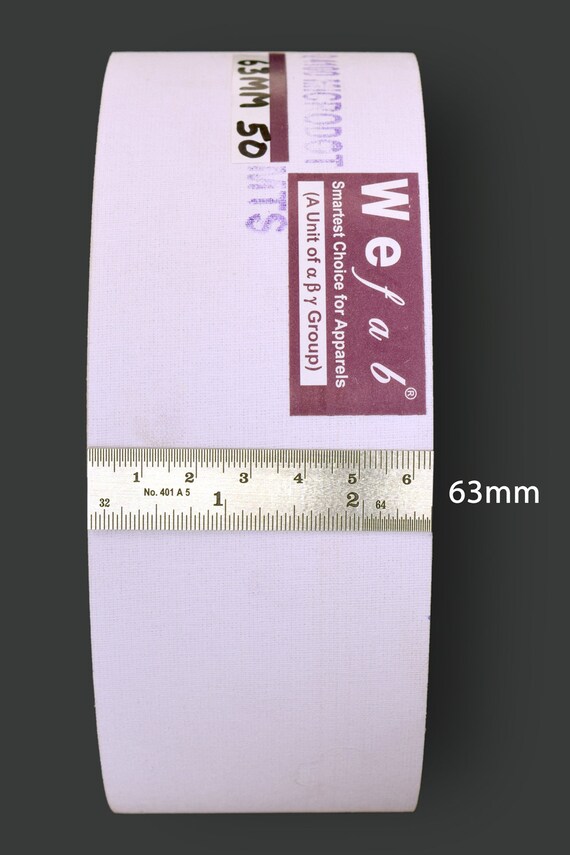 Wefab Iron On Interfacing Stiff Finish Fusible Interlining 50 Yards Long Roll Form 180 GSM 100/% Cotton Fabric for Crafts /& Sewing Purpose