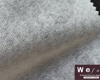 Wefab Iron On Interfacing Nonwoven Easily Tear Away  Fusible Embroidery Backing Paper 25 GSM Width 100cm