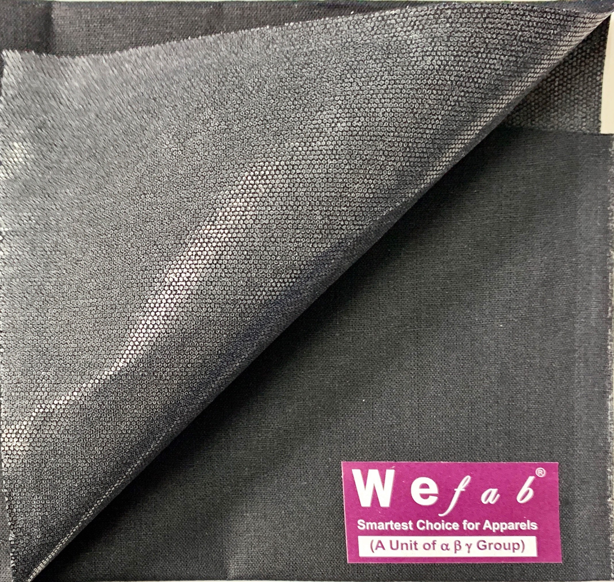 Wefab Iron On Interfacing Stiff Finish Fusible Interlining 50 Yards Long Roll Form 180 GSM 100/% Cotton Fabric for Crafts /& Sewing Purpose