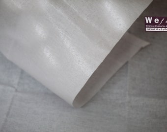Wefab Iron On Fusible Interfacing Soft Finish 130 GSM 100% Cotton Fabric 100 cm Wide for Garments, Curtains, Bags, Hats etc Sewing Purpose