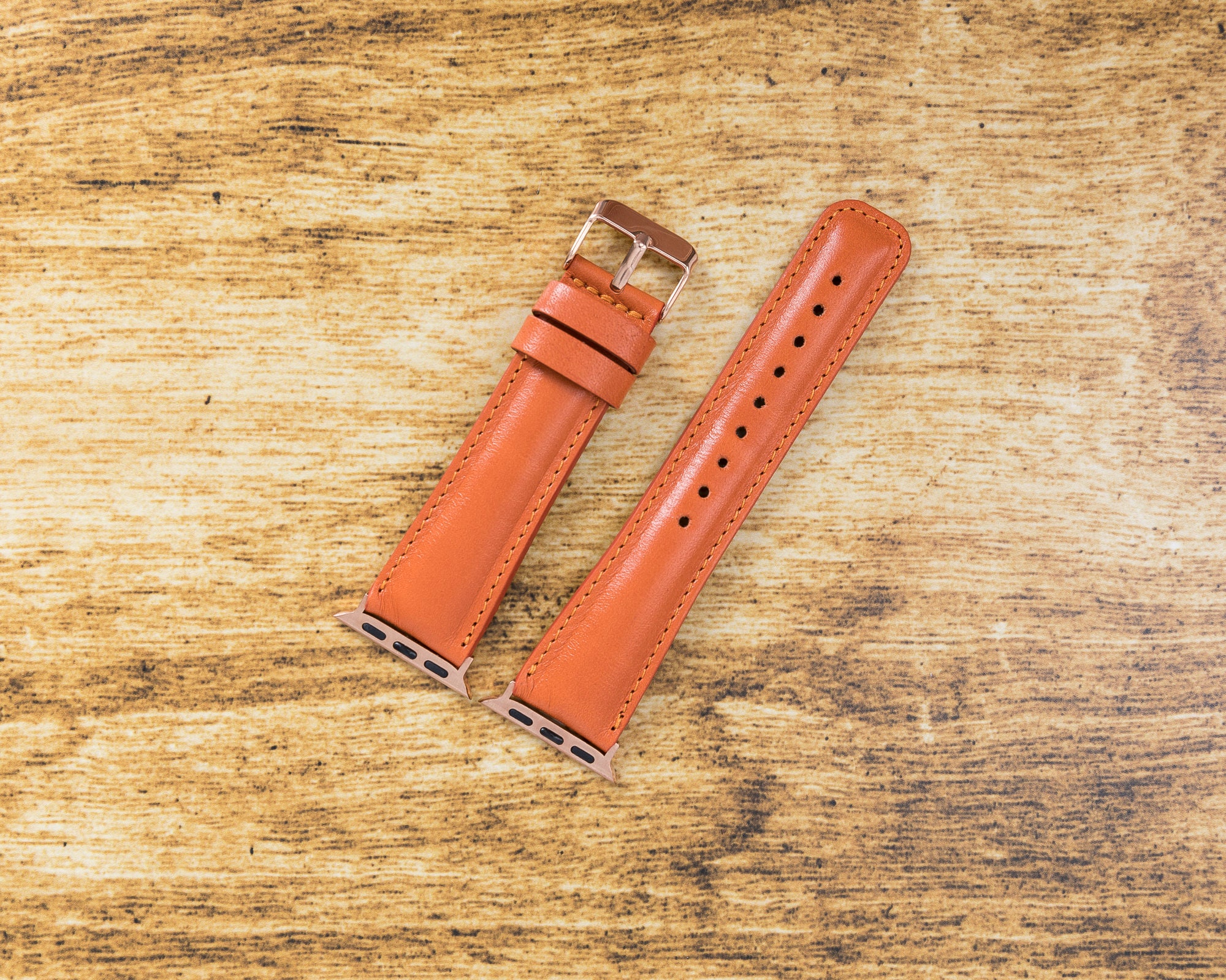 Orange Iwatch Band Serie SE 6 5 4 3 2 1 Lederband 38mm 40mm | Etsy