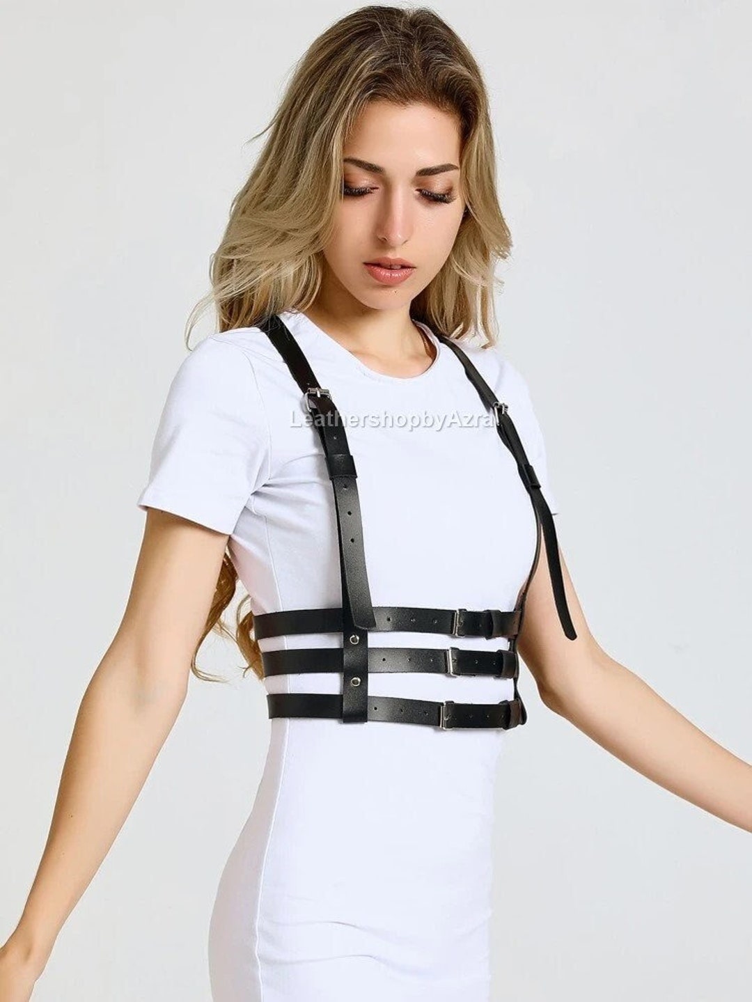 Strappy Belt Women Harness Gothic, Waist Straps Punk Rock Stylish