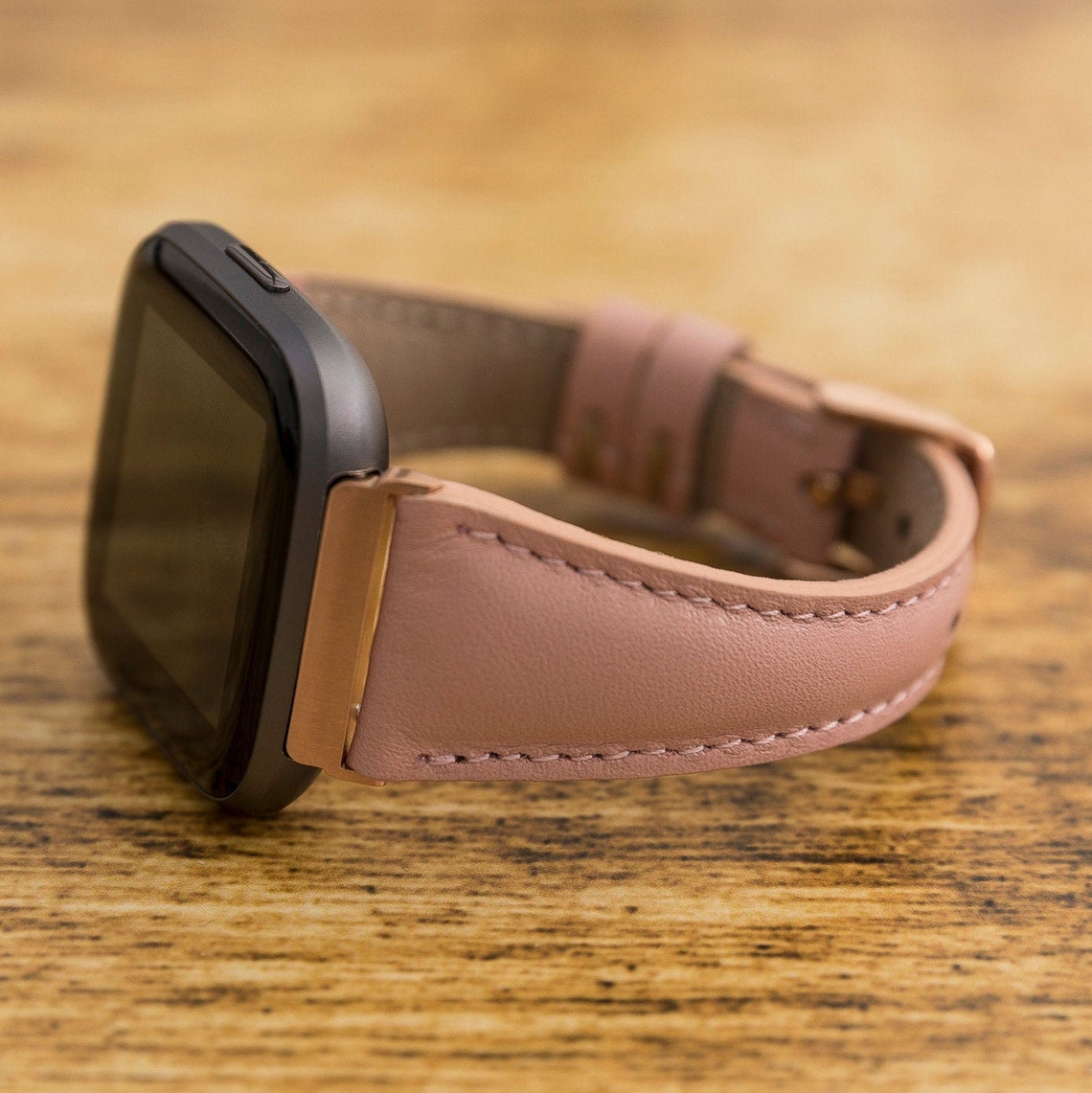 Pink Fitbit Versa 2 Versa Lite & Versa Leather Watch Band | Etsy