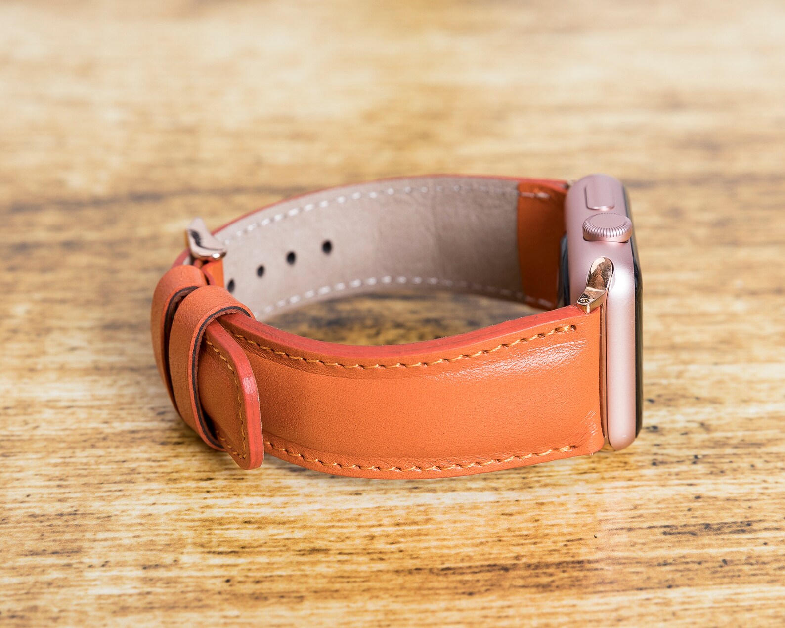 Orange Iwatch Band Serie SE 6 5 4 3 2 1 Lederband 38mm 40mm | Etsy