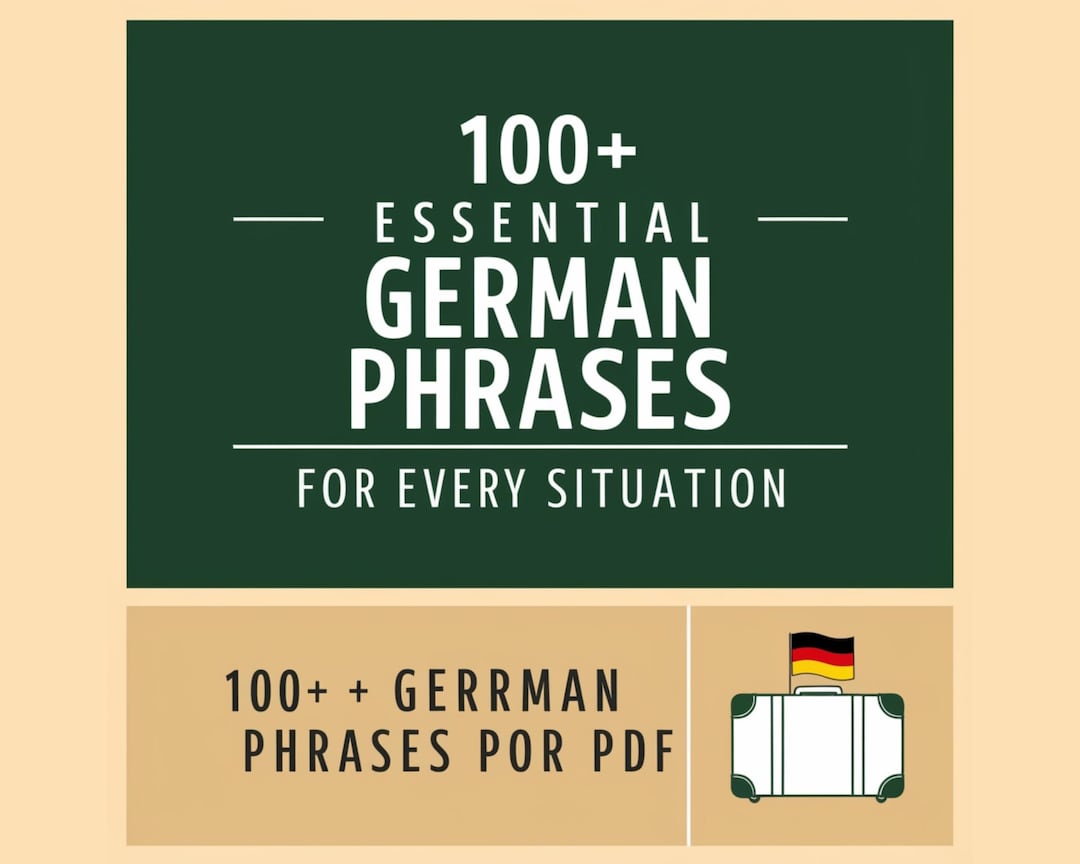 100+ Essential German Phrases for Every Situation – Travel & Everyday ...