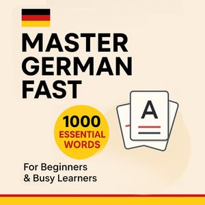 1000 Most Common German Words – Frequency Vocabulary PDF | Essential German Language Learning Guide