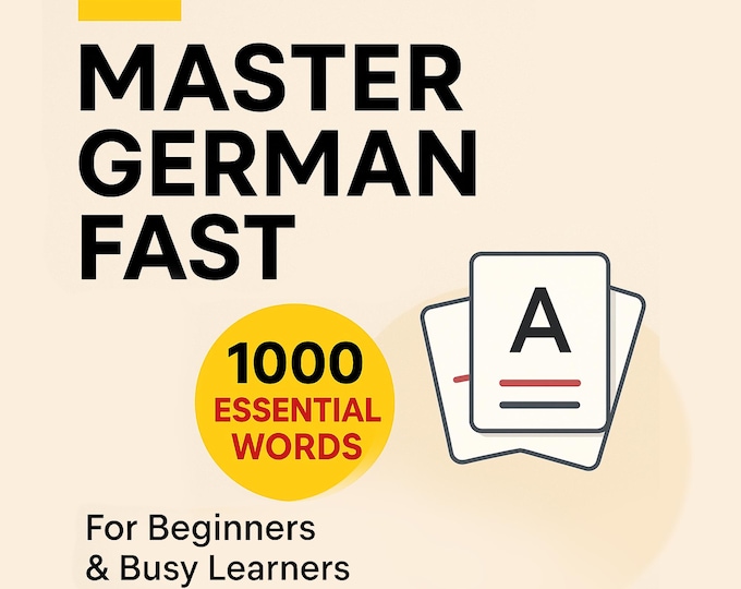 1000 Most Common German Words – Frequency Vocabulary PDF | Essential ...