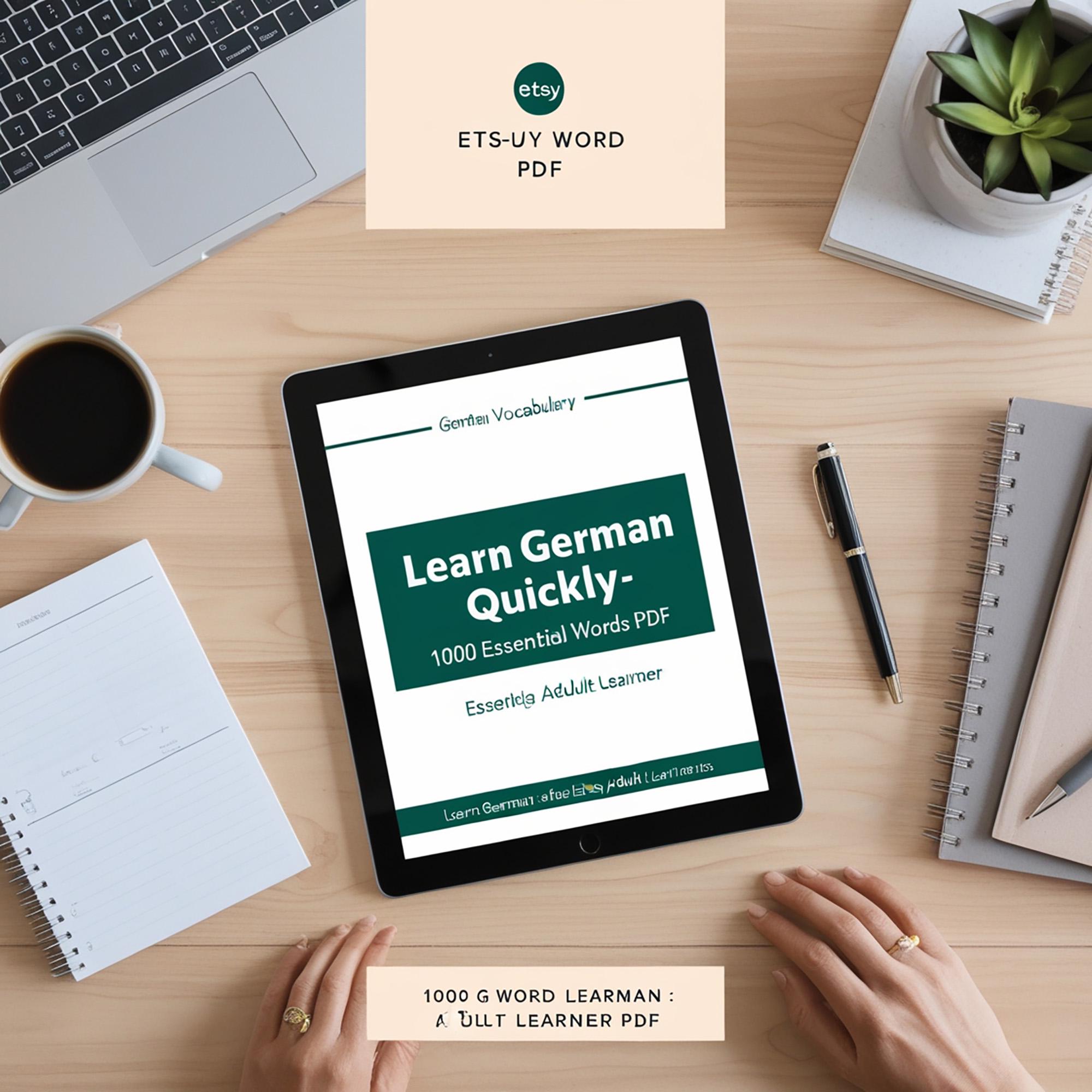 1000 Most Common German Words – Frequency Vocabulary PDF | Essential ...