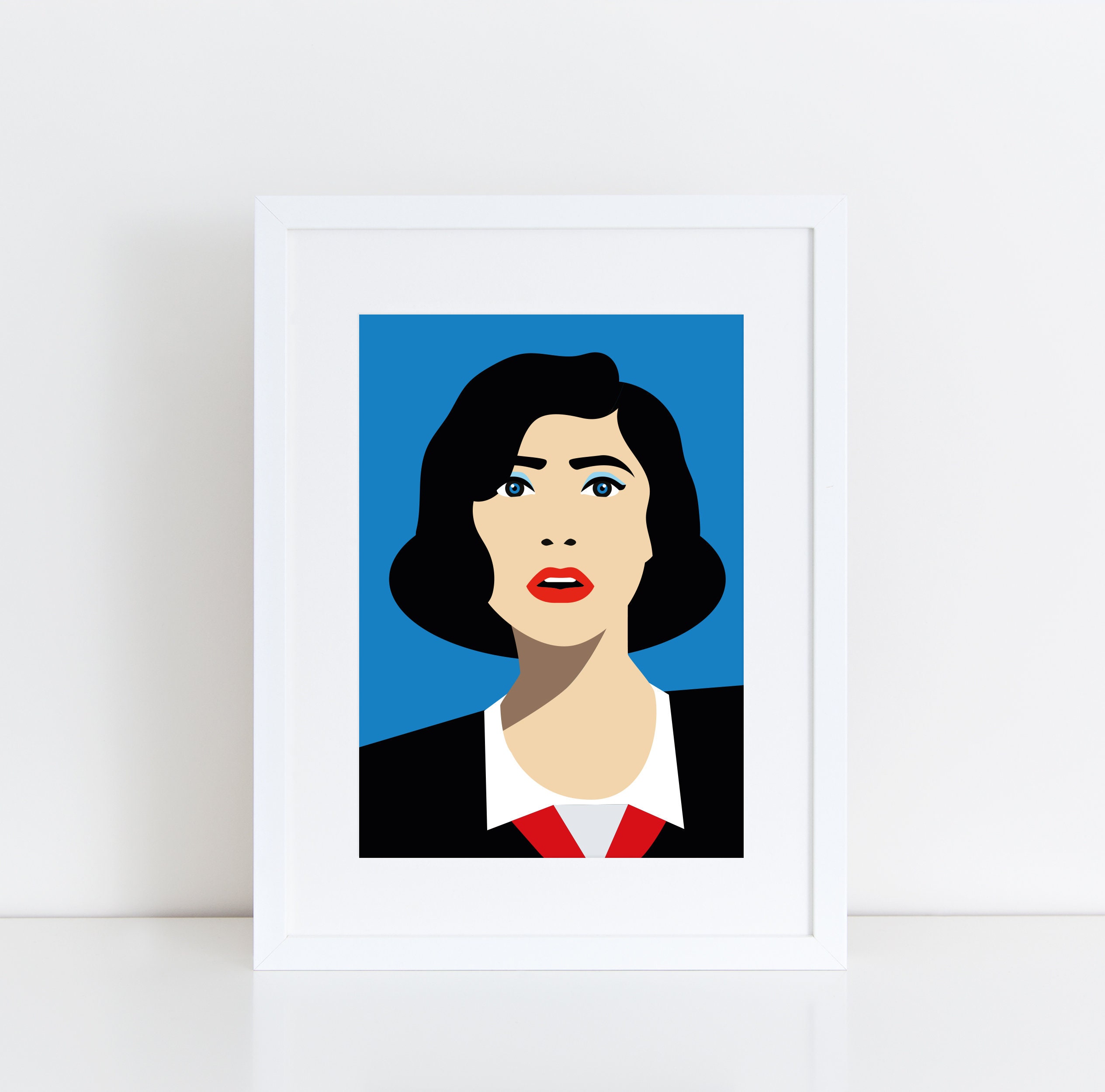 Art print MARIA, Fine Art Giclée Print, Illustration Print, Modern Wall Art, Wallart, Poster