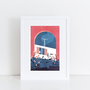 Art print, HABITS, Fine Art Giclée print, Illustration Children, modern wall art, Wallart, Poster