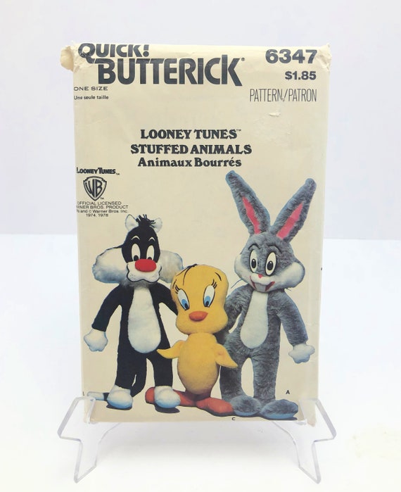 butterick stuffed animal patterns