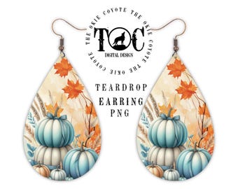 Druppeloorbel sublimatiesjabloon | Digitale download, png-bestand | Afdrukbare oorbellen | DIY-sieraden maken