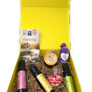 Taste of Croatia Premium Sampler in a luxury gift box.