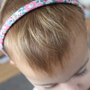 Liberty Of London and Herringbone Tweed Fabric Child Or Adult Thin Headband / Aliceband, Hair Accessory