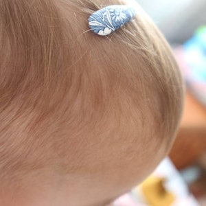 Mini Snap / Baby Hair Clip / Child Barrette / Hair Snap / Hair Accessory / Liberty Hair Clip image 1