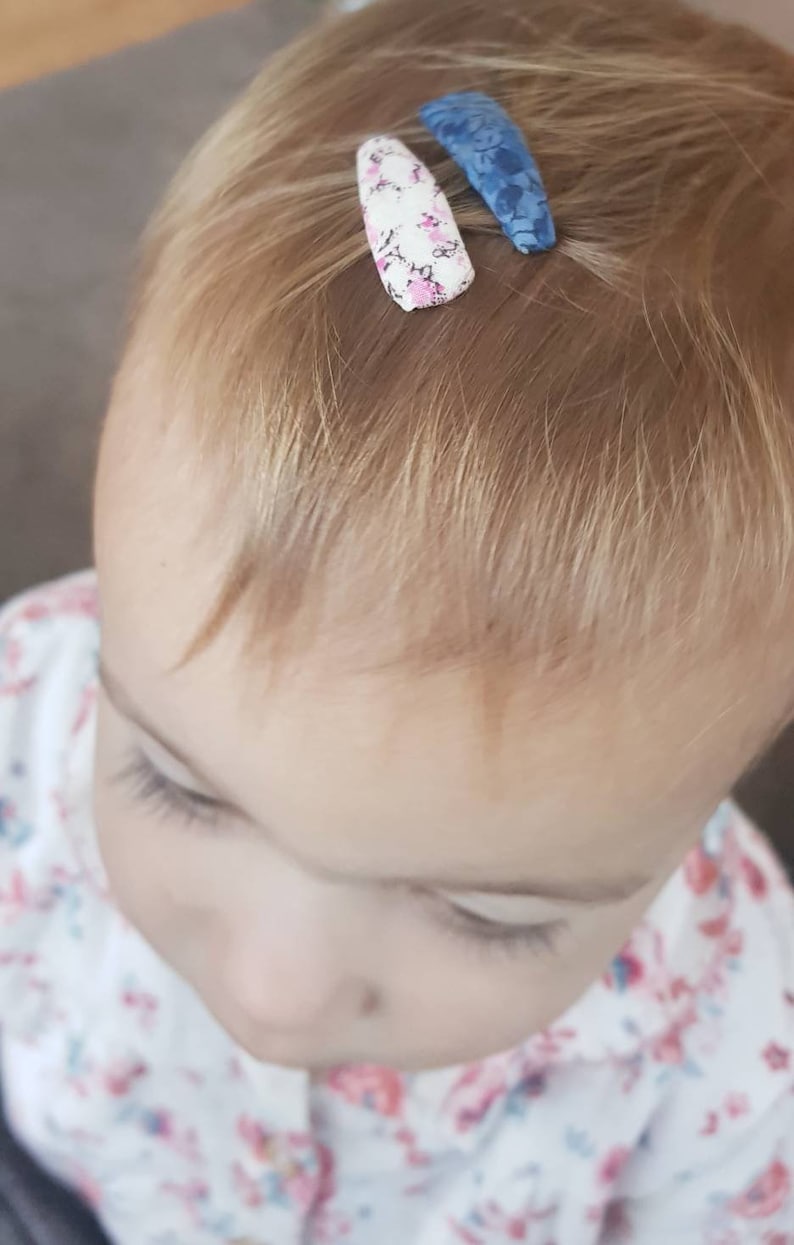 Mini Snap / Baby Hair Clip / Child Barrette / Hair Snap / Hair Etsy