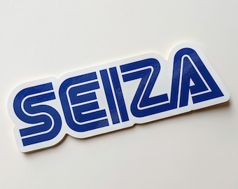 SEIZA Logo Sticker - Large, Glossy, UV Laminate, Outdoor Durable