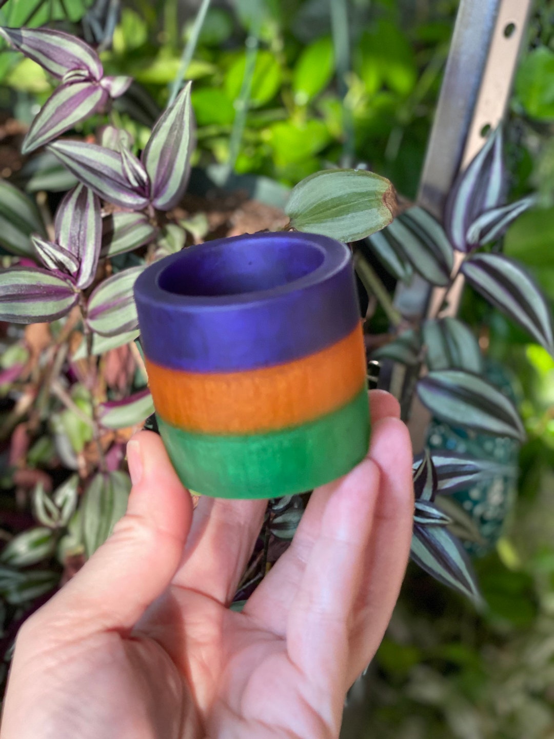 Handmade Resin Planter Happy Halloween Perfect for Cactus & Etsy