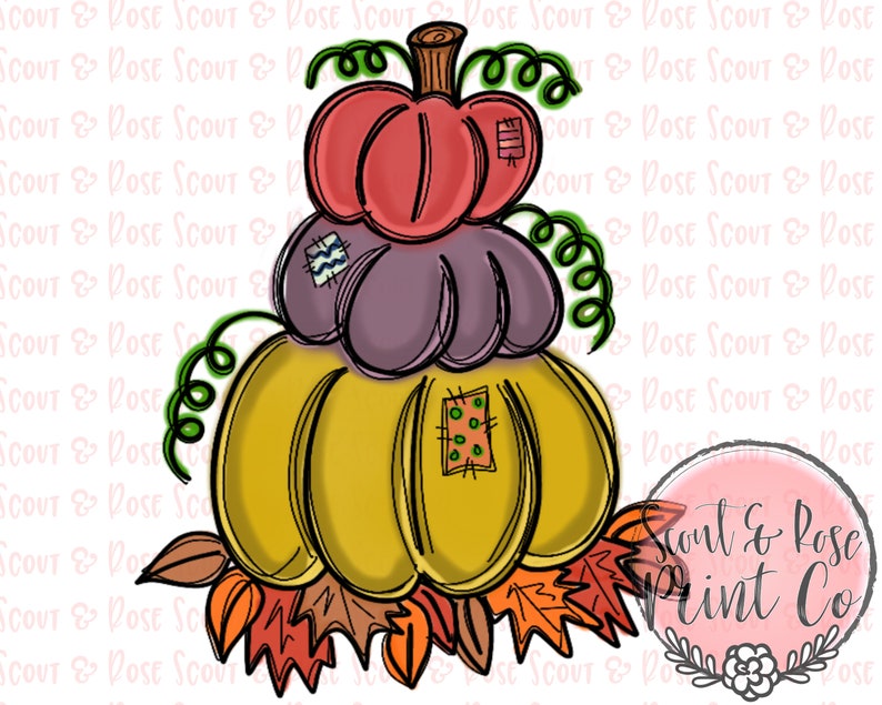 Pumpkin PNG Pumpkin Patch PNG Sublimation Design Fall PNG | Etsy