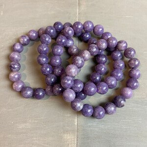 Lepidolite bracelet