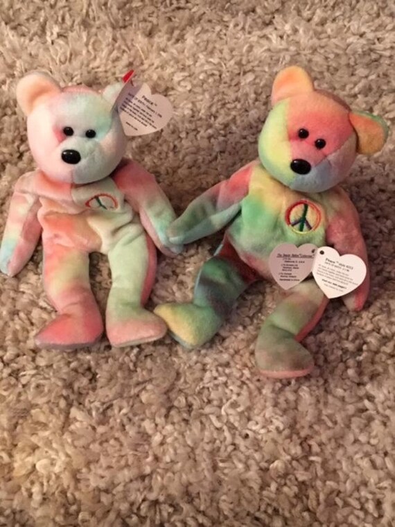 peace beanie baby style 4053