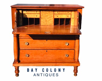 Birds Eye Maple Desk Etsy