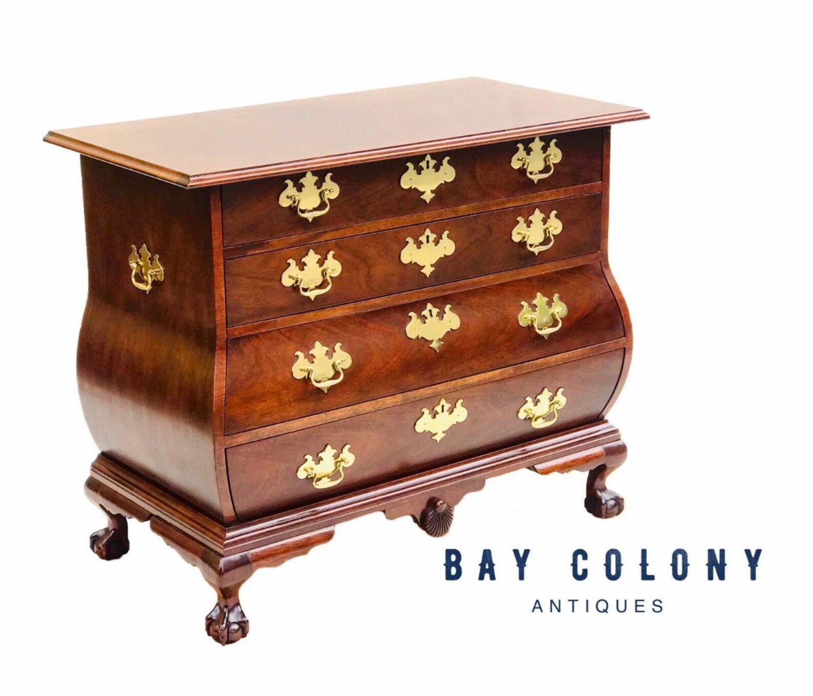 Vintage Baker Furniture Company Chippendale Antique Style Etsy