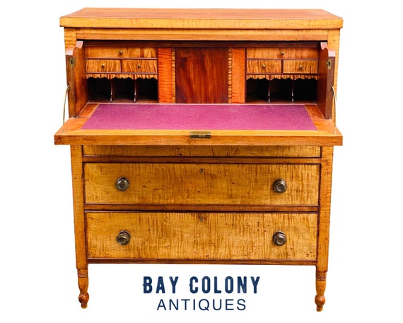 Maple cheap secretary desk