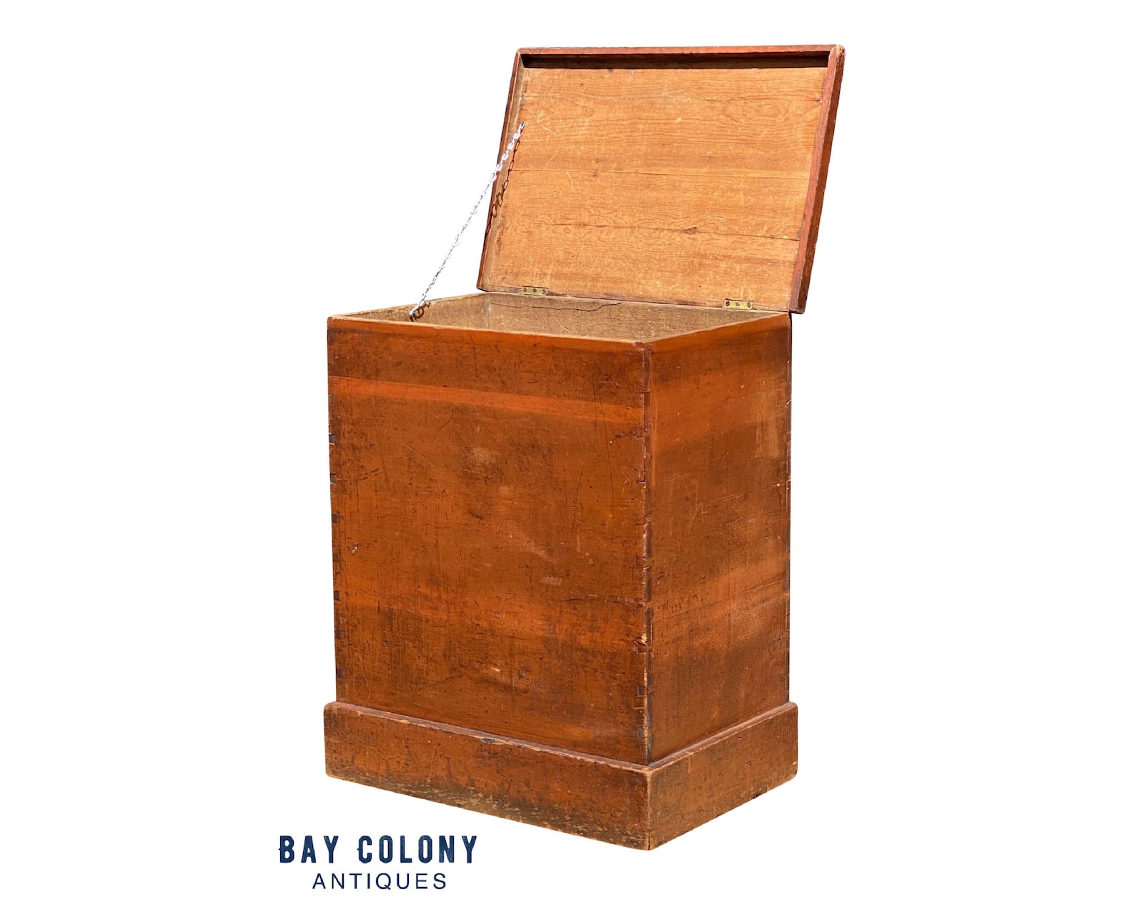 Antique Country Primitive Pine Grain Bin / Lift Top Chest Etsy