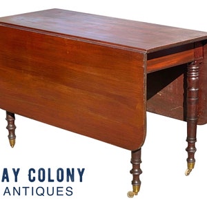 Duncan phyfe table with butterfly leaf deals