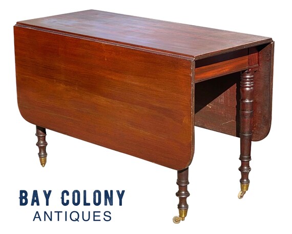 Mahogany drop leaf dining table online