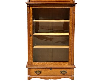 1800's Knockdown Glass Cabinet/ Bookcase/ Antique Display - Etsy