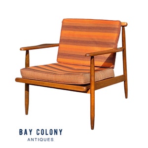 Vintage Mid Century Modern Danish Lounge Chair