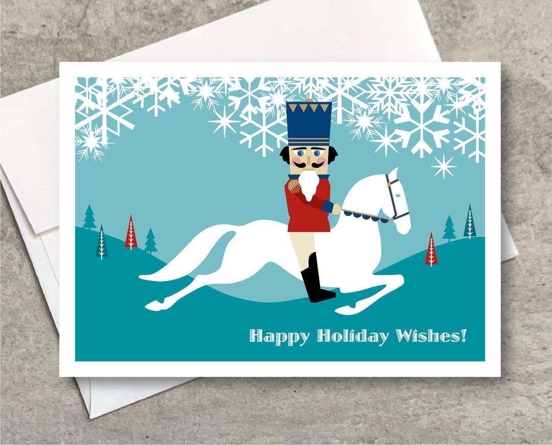 Boxed Horse Holiday Cards / Nutcracker Rider Etsy